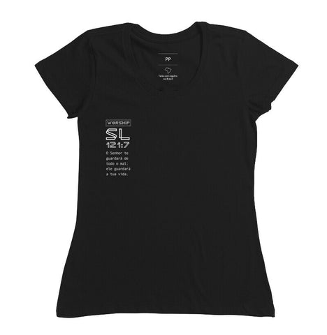 Camiseta - Feminino / Preto / P