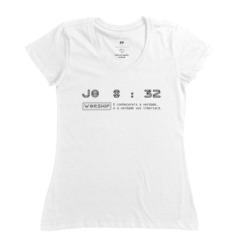 Camiseta - Feminino / Branco / GG