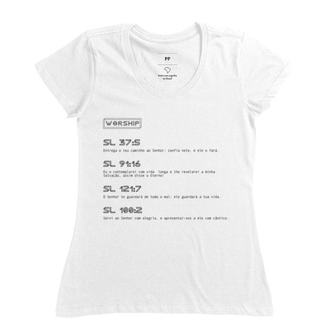 Camiseta - Feminino / Branco / GG