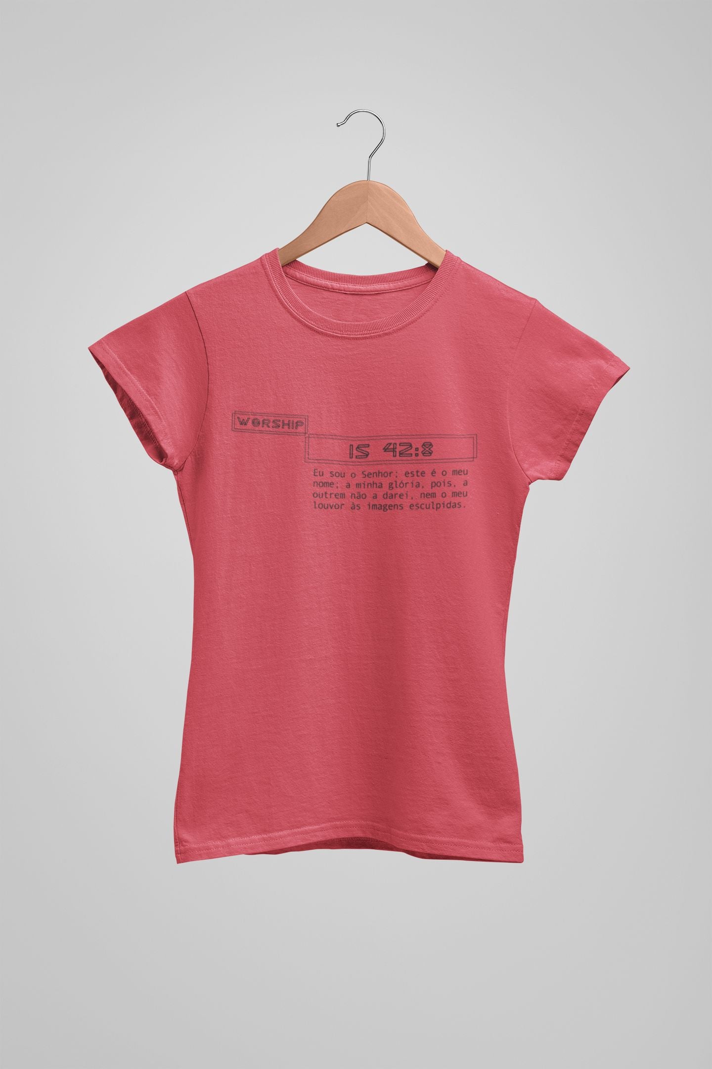 Camiseta Estonada Original 1 Feminina Rosa Escuro